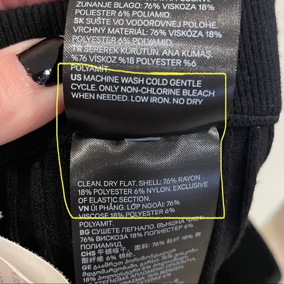 H&M Straight-Leg Ribbed Knit Pants - Picture 8 of 14